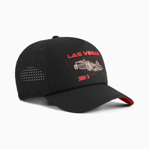 ¡PUMA F1® Vegas! Gorra Trucker: Velocidad, estilo y la emoción de Las Vegas en tu cabeza. ¡Compra ahora!